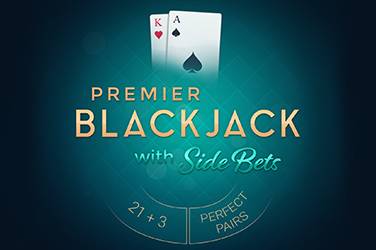 Premier blackjack med sideindsatser