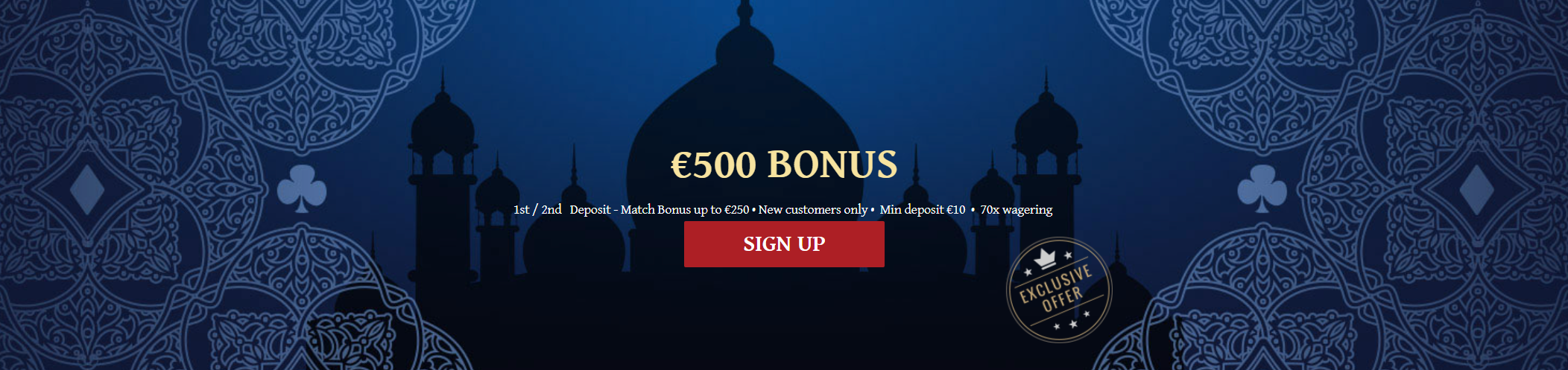 Top 10 7 Sultans Casino Online Bonuses