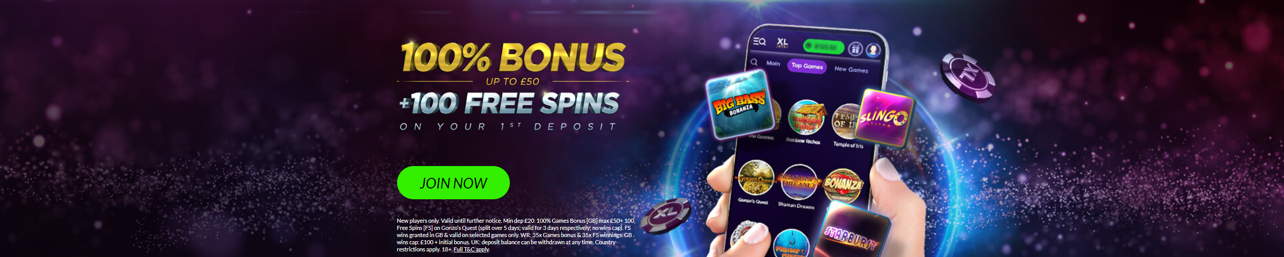 I 10 migliori bonus online del casinò XL