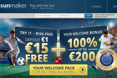 Top 10 Sunmaker Casino Online Bonuses