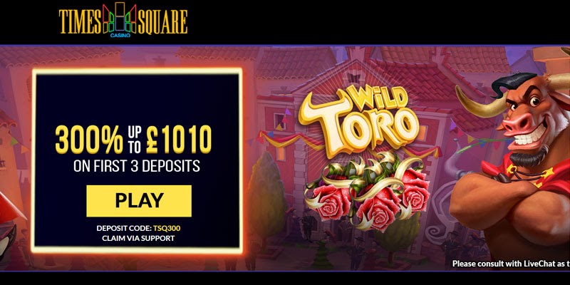 Top 10 Times Square Casino Online Bonuses